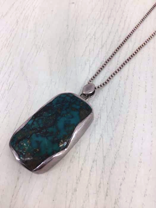 USED古着(ユーズドフルギ) 925 ターコイズネックレス メンズ アクセサリー