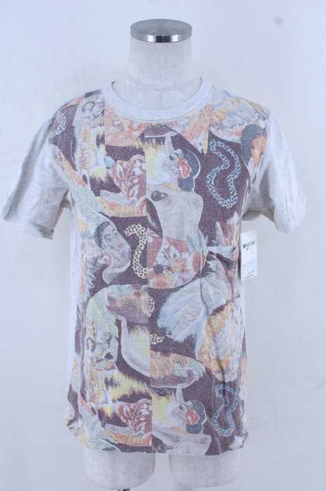 FilMelange(フィルメランジェ) 総柄プリントTシャツ メンズ トップス