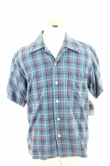 Style Eyes Sportswear （スタイルアイズ） チェック柄オープンカラーシャツ メンズ トップス