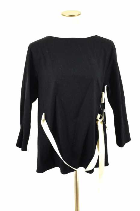 BEAUTY & YOUTH UNITED ARROWS （ビューティーアンドユースユナイテッドアローズ） オックスウエストリボン8分袖ブラウス レディース トップス