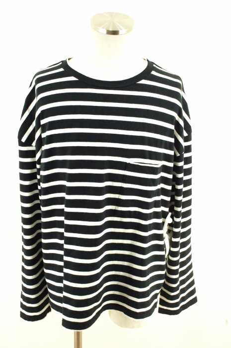 UNUSED （アンユーズド） 17SS ボーダー柄 ポケットカットソー メンズ トップス
