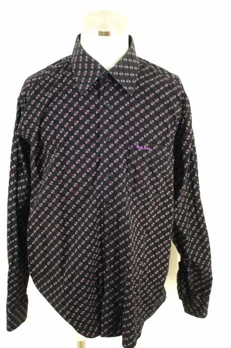 Paul Smith (ポールスミス) 胸ロゴ刺繍総柄シャツ メンズ トップス