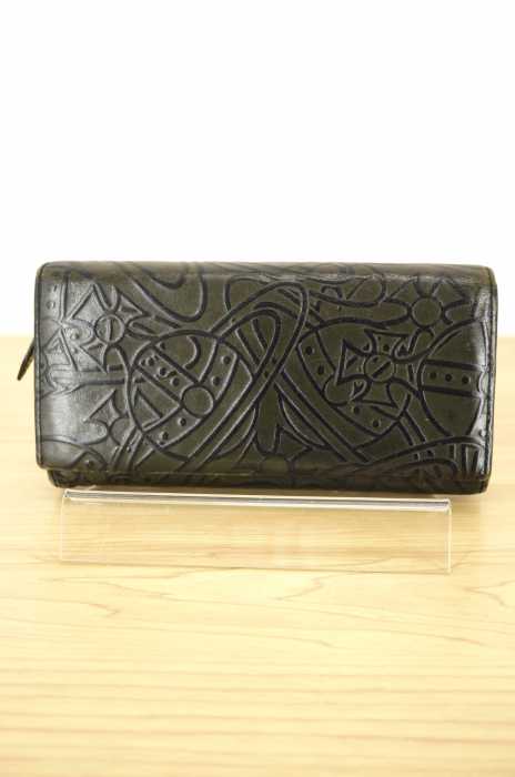 Vivienne Westwood （ヴィヴィアンウエストウッド） エンボスORBオーブ総柄長財布 レディース 財布・ケース