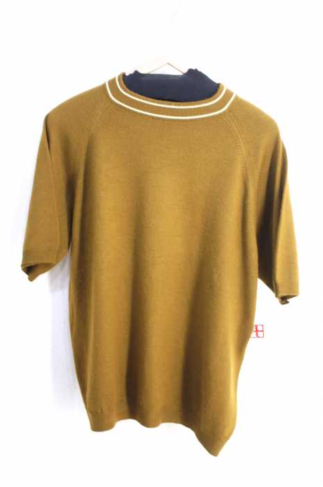 jantzen（ジャンセン） 60s-70s USA製リブラインニットセーター メンズ トップス
