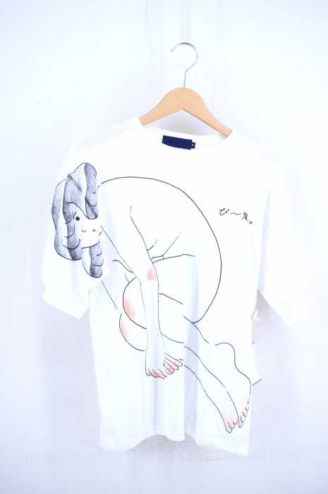 BEAMS T（ビームスティー） Misaki Tanaka Girl Tee メンズ トップス