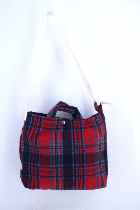 ROOTOTE (ルートート) 2WAY チェック柄ハンドトートバッグ レディース バッグ