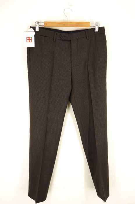 UNITED ARROWS （ユナイテッドアローズ） 千鳥格子柄ノータックスラックス メンズ パンツ