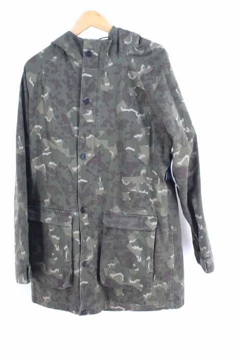 A.P.C. (アーペーセー) カモフラ フード コート メンズ アウター