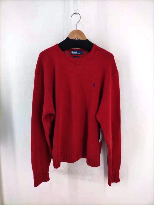 Polo by RALPH LAUREN（ポロバイラルフローレン） 刺繍入り コットンクルーネックニット メンズ トップス