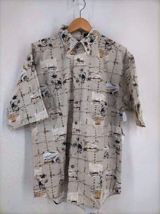 AUTHENTIC（フルギ） 総柄半袖シャツ メンズ トップス