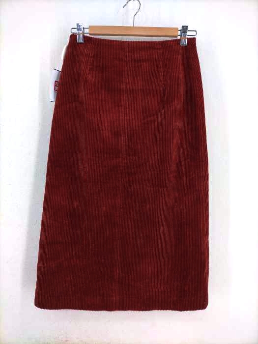 spick&span(スピックアンドスパン) 19AW フトコールフロントZIPスカート レディース スカート