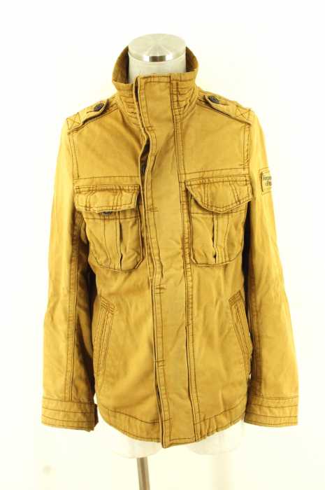 Abercrombie & Fitch （アバクロンビーアンドフィッチ） SENTINEL　JACKET　コットンジップアップジャケット メンズ アウター