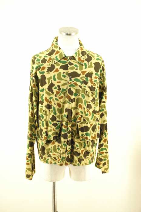 USED古着（ユーズドフルギ） カモ柄ハンティングシャツ メンズ トップス