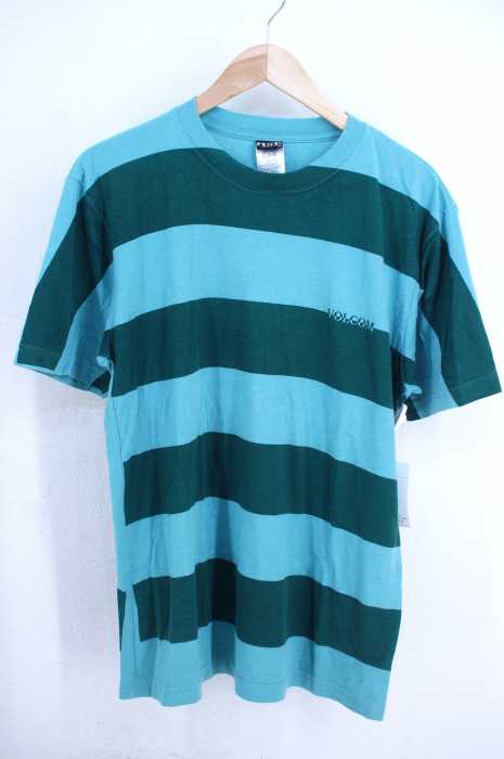VOLCOM(ヴォルコム) ボーダー柄半袖Tシャツ メンズ トップス
