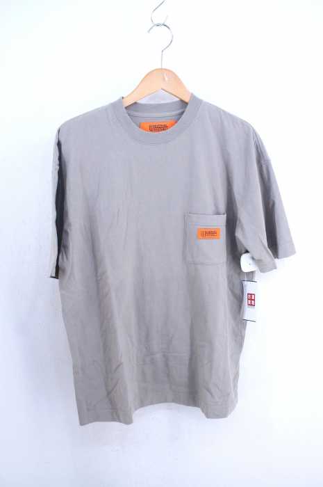 UNIVERSAL OVERALL×BEAUTY&YOUTH（ユニバーサルオーバーオール  ビューティーアンドユース） 別注 クルーネックポケTee メンズ トップス