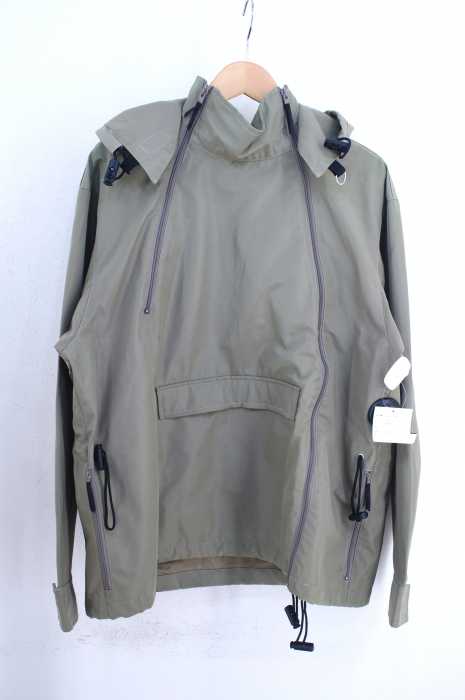 USED古着 (ユーズドフルギ) jacket double slide fastener water proof nylon ダブルジップウォータープルーフ メンズ アウター