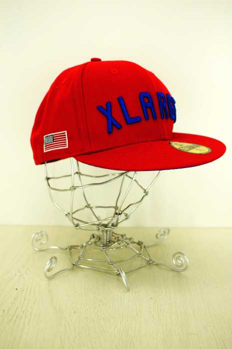 X-LARGE× NEW ERA （エクストララージ ニューエラ） ロゴ刺繍6パネルキャップ メンズ 帽子