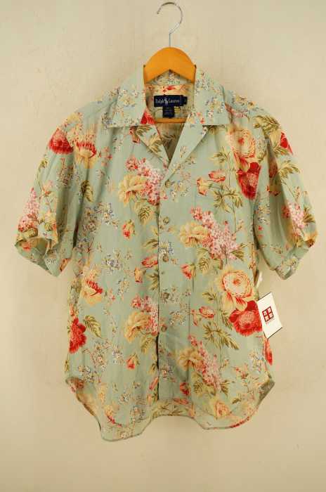 RALPH LAUREN （ラルフローレン） 花柄　コットン開襟シャツ メンズ トップス