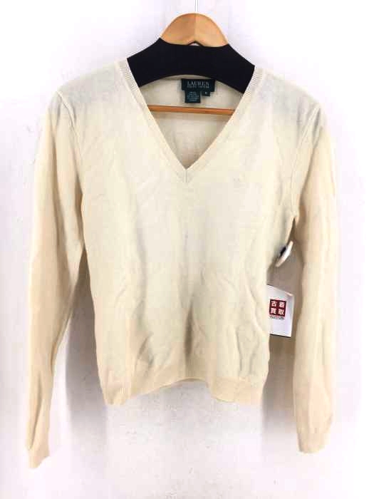 LAUREN RALPH LAUREN（ローレンラルフローレン） カシミヤ混Vネックニット レディース トップス