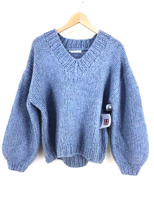 KBF(ケイビーエフ) 19AW ハンドニットVネックプルオーバー レディース トップス