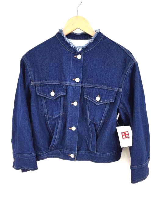 Spick and Span（スピックアンドスパン） ノーカラーカットオフデニムジャケット レディース アウター