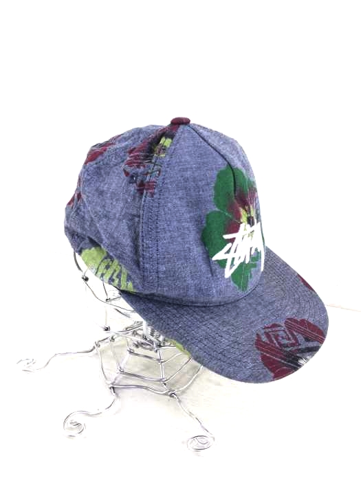 Stussy（ステューシー） ロゴ刺繍 6パネルキャップ メンズ 帽子