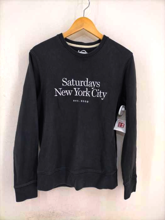 Saturdays New York City（サタデーズニューヨークシティ） 10th Anniversary ロゴ刺繍入りスウェット メンズ トップス