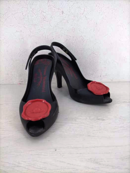 Vivienne Westwood ANGLOMANIA(ヴィヴィアンウエストウッド アングロマニア) オーブ オープントゥラバーパンプス レディース シューズ