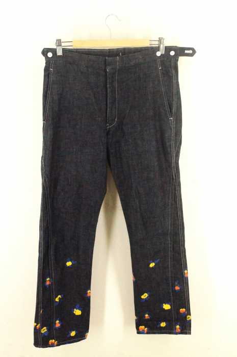 COMME des GARCONS HOMME PLUS （コムデギャルソンオムプリュス） 裾ペイントデニムパンツ メンズ パンツ