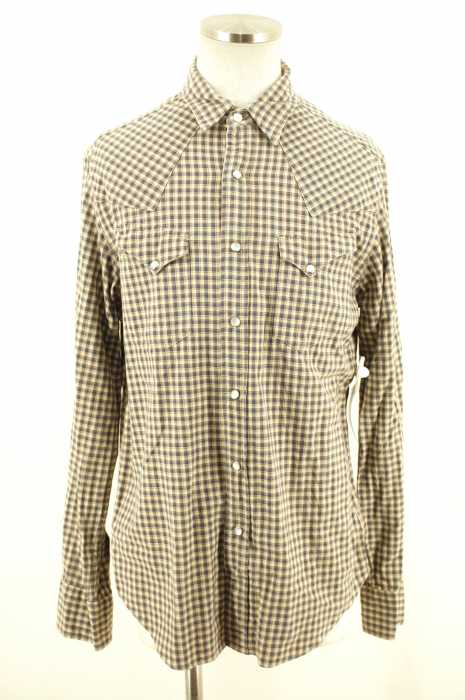 RRL RALPH LAUREN （ダブルアールエル ラルフローレン） チェック柄ウエスタンシャツ メンズ トップス