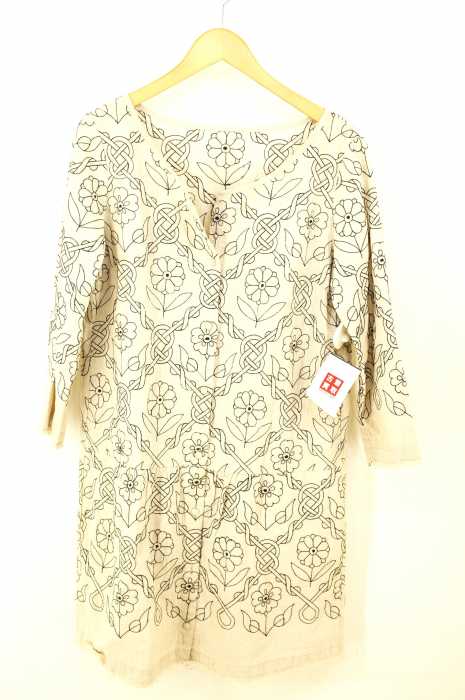 BEAUTY & YOUTH UNITED ARROWS （ビューティーアンドユースユナイテッドアローズ） 花柄刺繍シャツワンピース レディース ワンピース