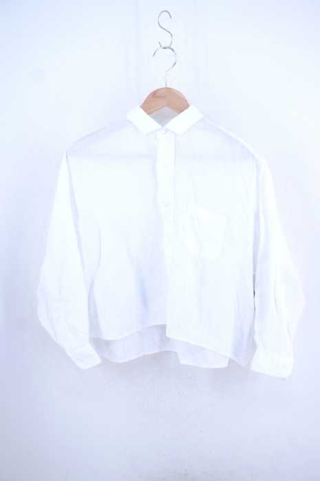 individualized shirts（インディヴィジュアライズドシャツ） 18SS リネンスモックシャツ レディース トップス