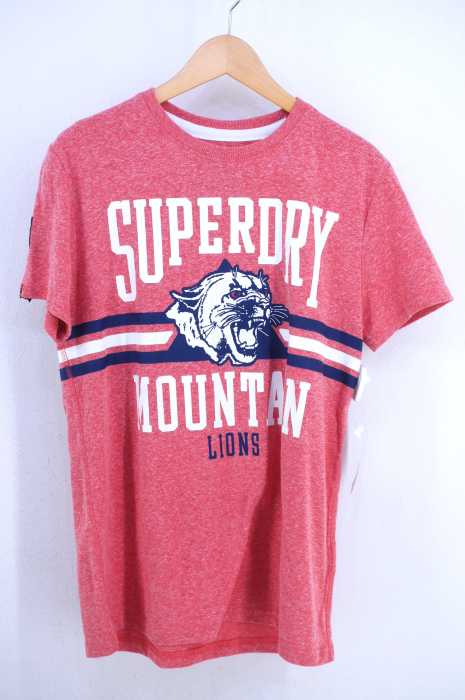 SUPERDRY（スーパードライ） 霜降りプリントTシャツ メンズ トップス