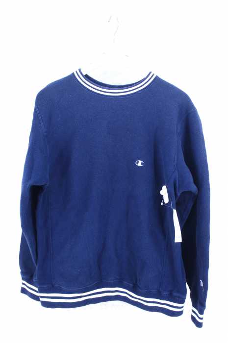 Champion (チャンピオン) 青単色タグ 復刻 REVERSE WEAVE スウェット メンズ トップス
