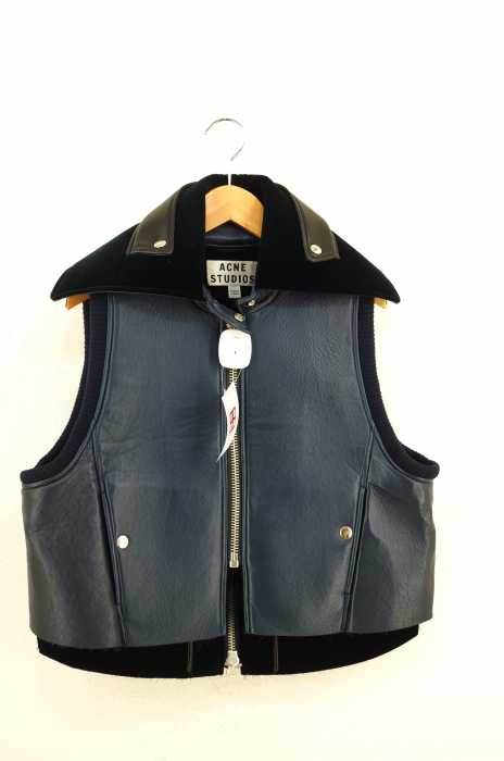 ACNE STUDIOS（アクネストゥディオズ） MIXUW13 ラムレザーベスト レディース アウター