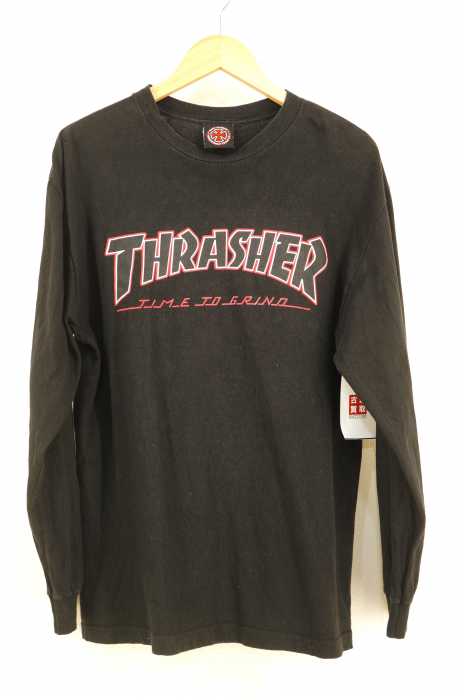 INDEPENDENT（インディペンデント） THRASHER バックプリント ロンTEE メンズ トップス