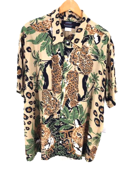 stammbaum(シュタンバウム) 19SS ALH-LEO SOUVENIR レオパード柄アロハシャツ メンズ トップス