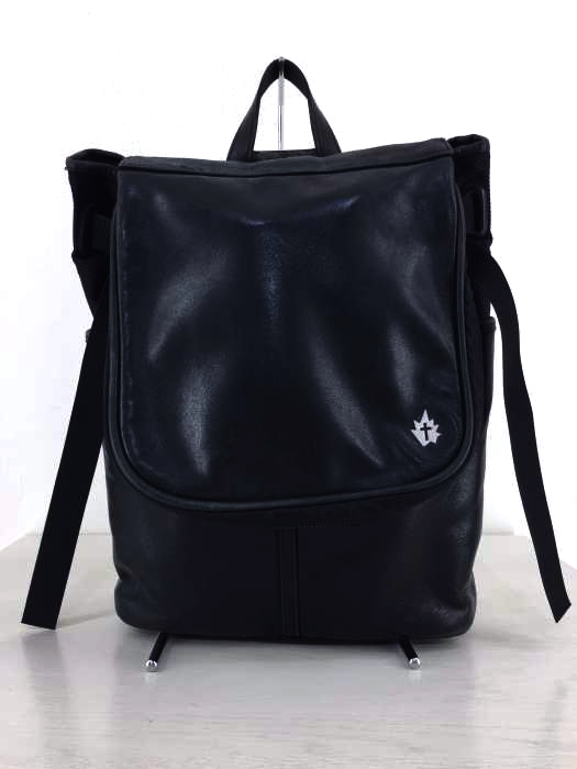 LAGASHA(ラガシャ) レザー メッシュ切替 バックパック メンズ バッグ
