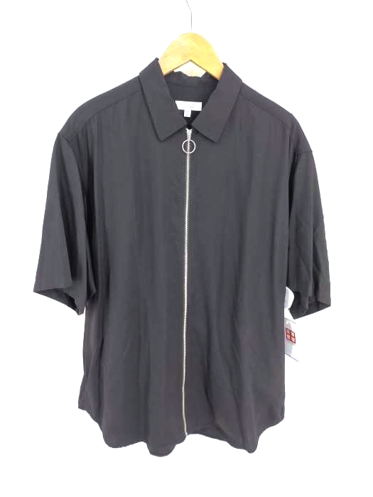 BEAUTY&YOUTH UNITED ARROWS（ビューティーアンドユースユナイテッドアローズ） ドレープ ツイル ワイドフォルム ジップシャツ メンズ トップス