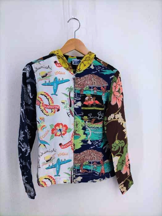 BEAMS（ビームス） TOKYO STYLE 総柄ジップアップパーカー レディース トップス