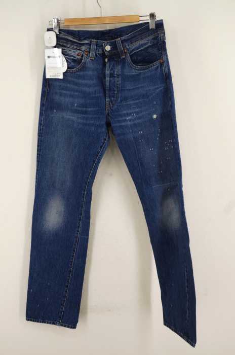 Levis VintageClothing (リーバイスヴィンテージクロージング) 47501XX BIG E ダメージ加工セルビッチデニムパンツ メンズ パンツ