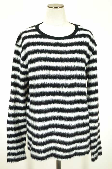 R13 (アールサーティー) 13AW ボーダー柄クルーネックニット レディース トップス