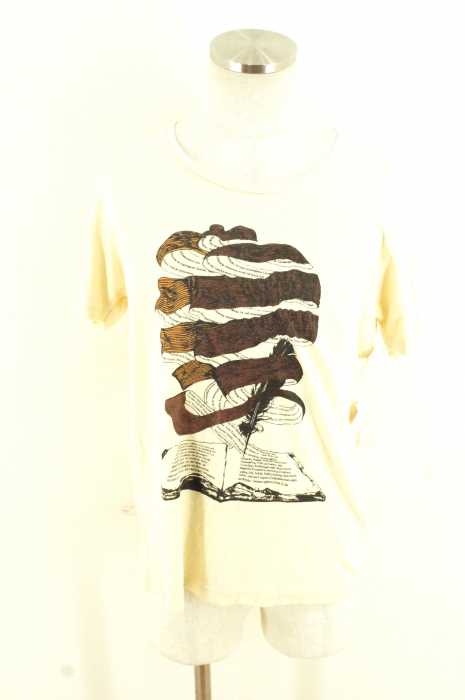 Iroquois （イロコイ） レーヨン混プリントTシャツ メンズ トップス