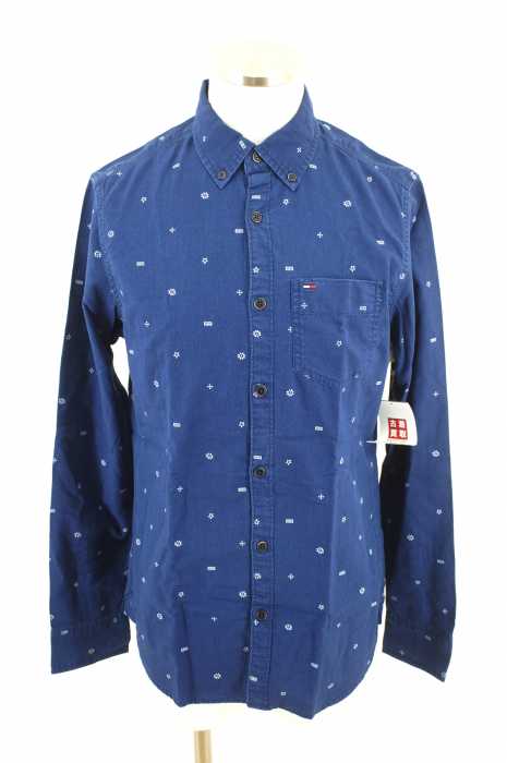 TOMMY HILFIGER （トミーヒルフィガー） コットンボタンダウン総柄シャツ メンズ トップス