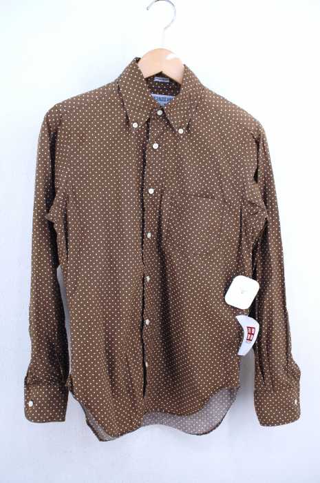 individualized shirts（インディヴィジュアライズドシャツ） ドット柄ボタンシャツ メンズ トップス
