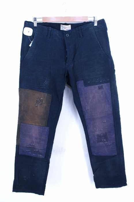 DENIM & SUPPLY RALPH LAUREN (デニムアンドサプライ ラルフローレン) USED加工 パッチワークワークパンツ メンズ パンツ