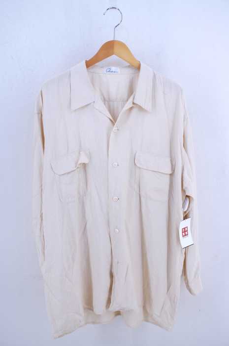 USED古着  （ユーズドフルギ） 50〜60S フラップポケットオープンカラーシャツ メンズ トップス