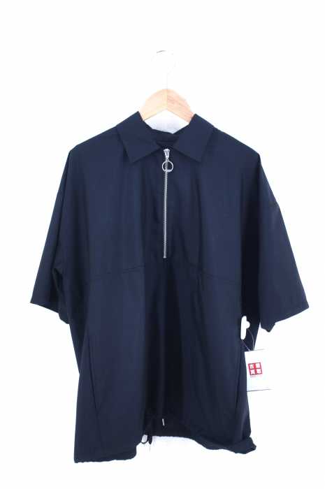 HARE （ハレ） ハーフジップ ドローコードプルオーバーシャツ メンズ トップス