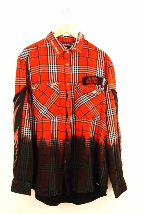 DIESEL （ディーゼル） S-MIRAV ディップダイ チェック シャツ メンズ トップス