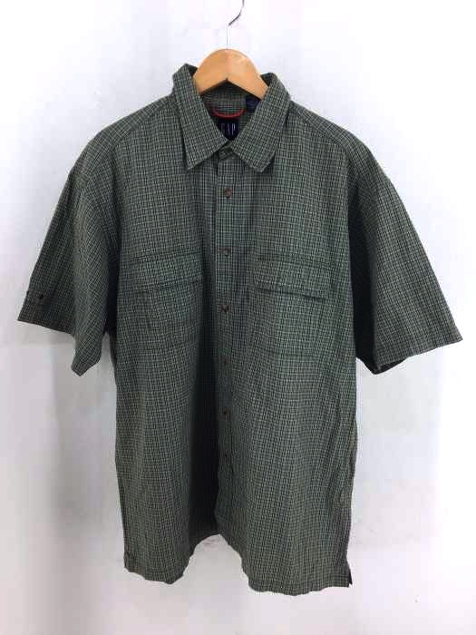 Gap（ギャップ） 90年代　チェック柄半袖ボタンシャツ メンズ トップス